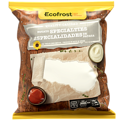 «ECOFROST» картофельные дольки без кожуры и специй